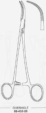 Overholt Forcep, S-Shaped